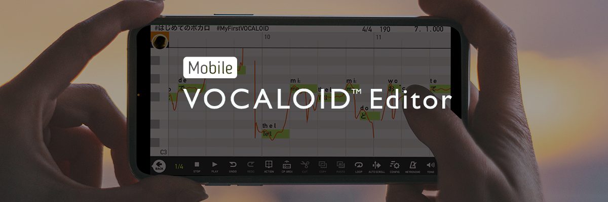 Mobile VOCALOID Editor