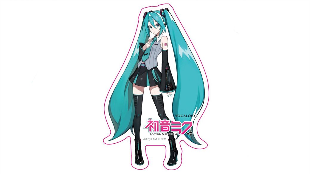 VOCALOIDなんでもでもカウンセリング & 謎解き展示 初音ミクV6ステッカープレゼント